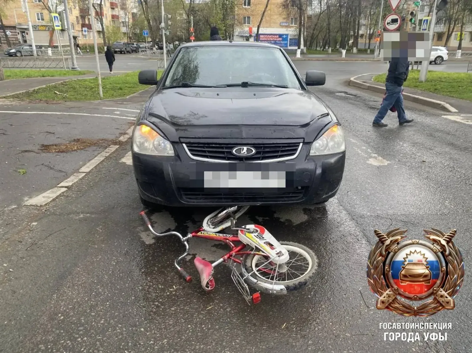 В Башкирии под колеса машины попал маленький велосипедист