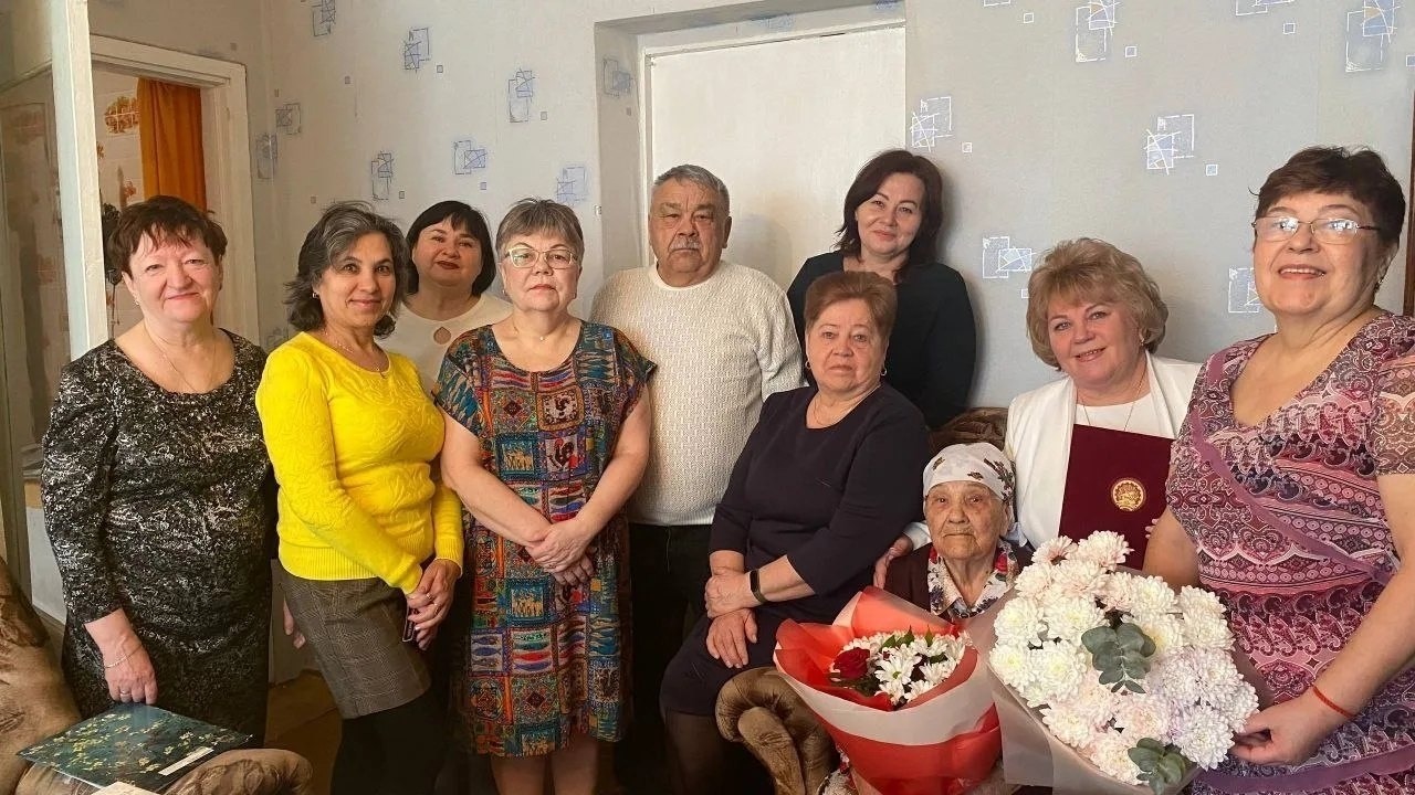 Жительница Башкирии  отпраздновала 100-летний юбилей