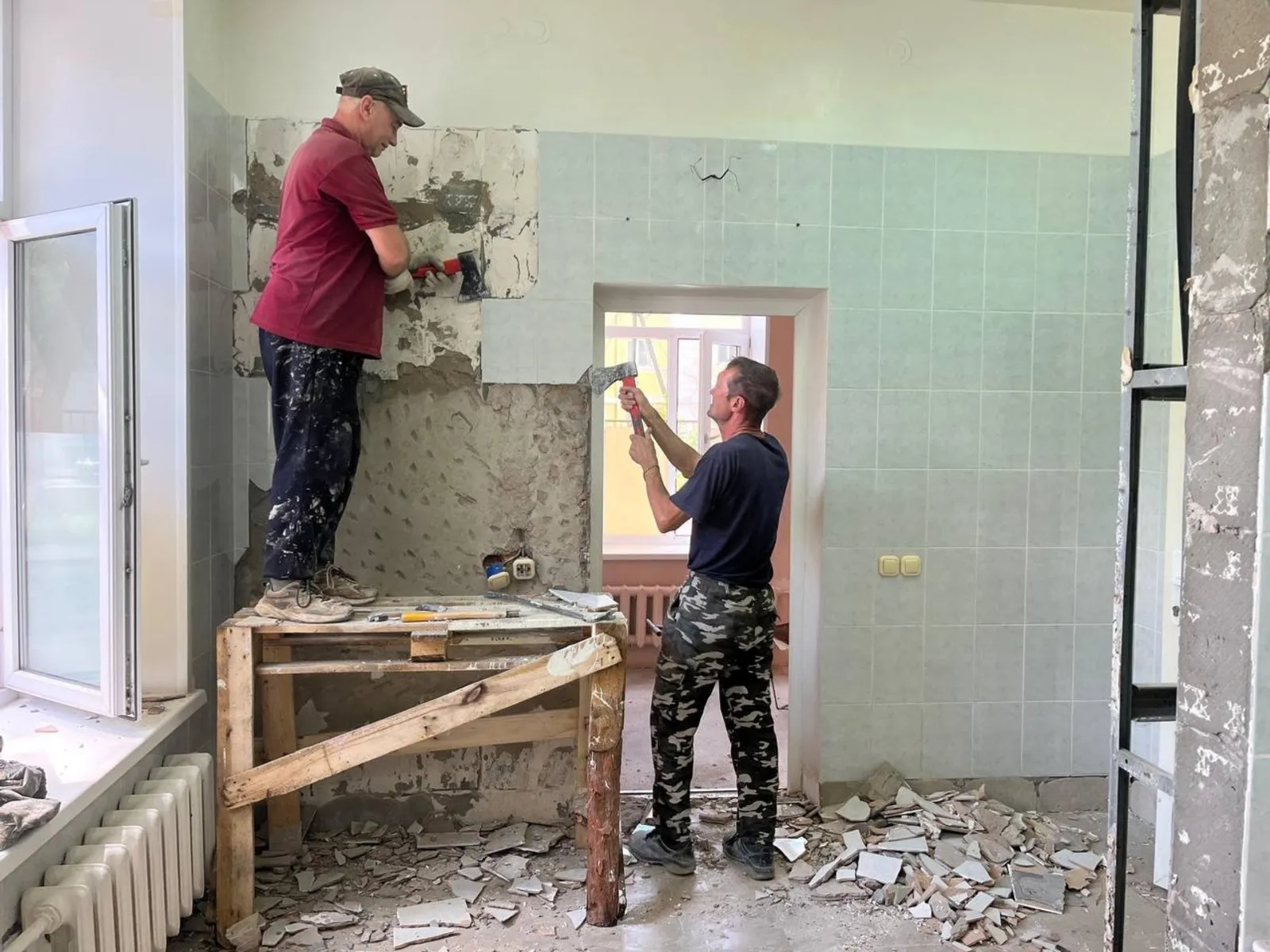 В Башкирии продолжается капитальный ремонт двух поликлиник