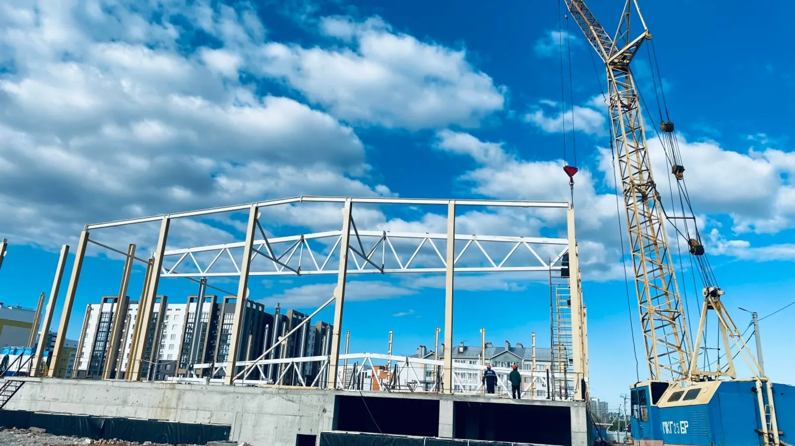 В Стерлитамаке идёт строительство физкультурно-оздоровительного комплекса «Алга»