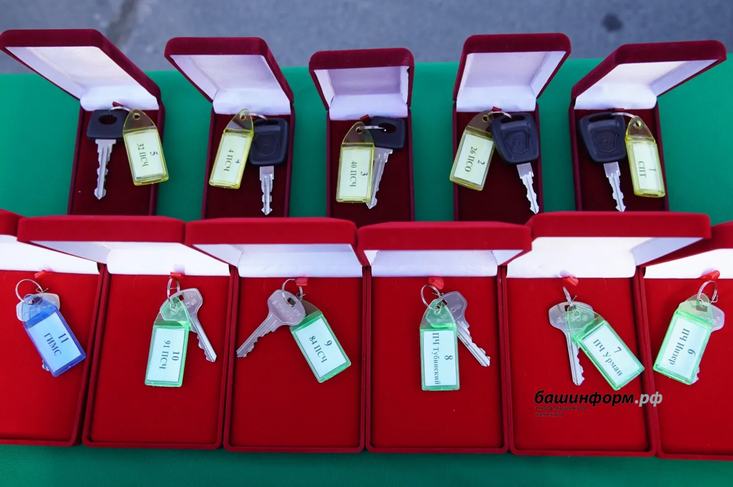 Глава Башкирии вручил пожарным ключи от новой пожарно-спасательной техники