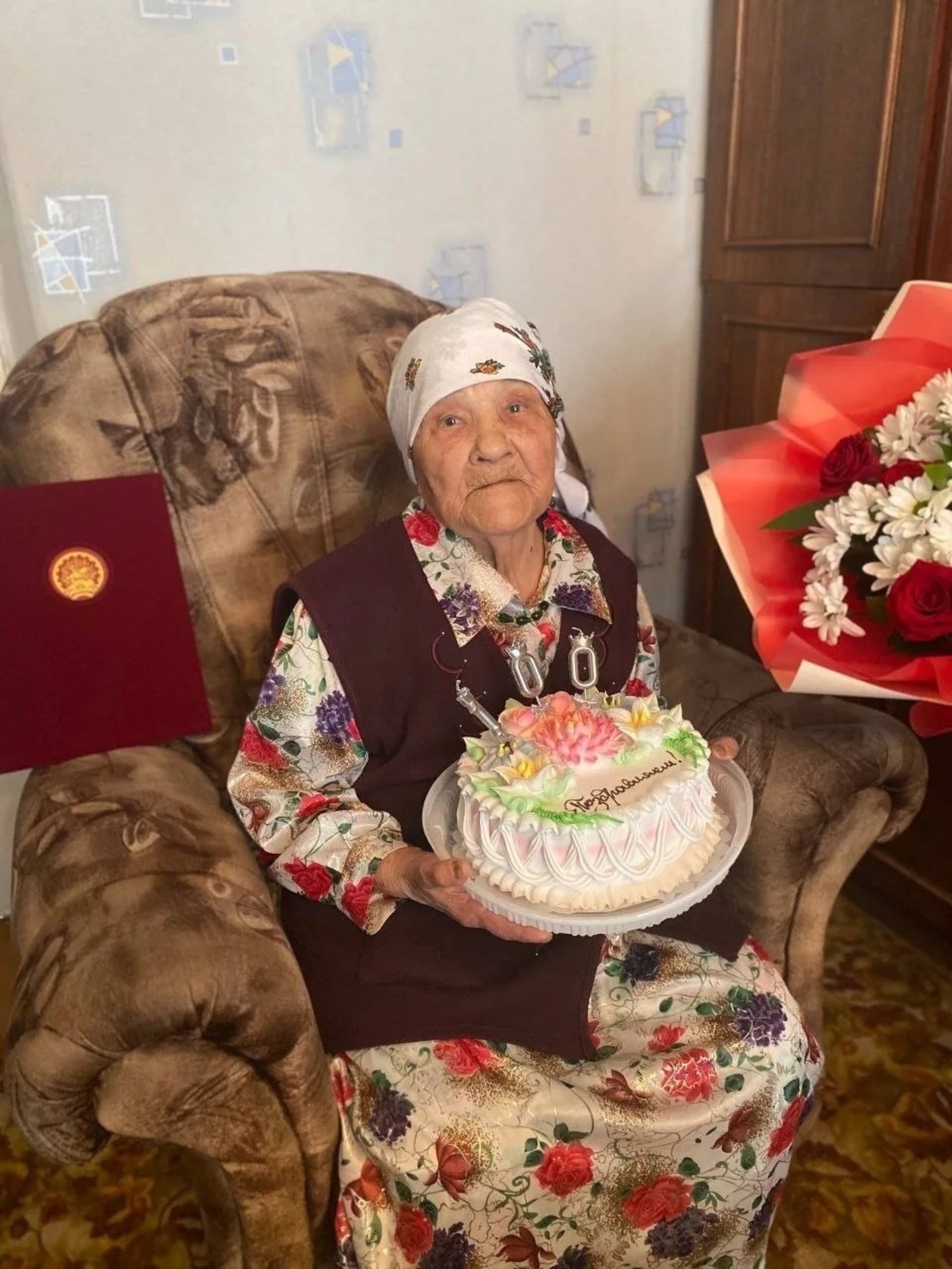 Жительница Башкирии  отпраздновала 100-летний юбилей