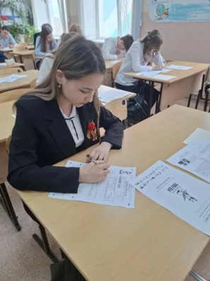 В Стерлитамаке лицей № 3 стал стал одной из площадок  диктанта Победы