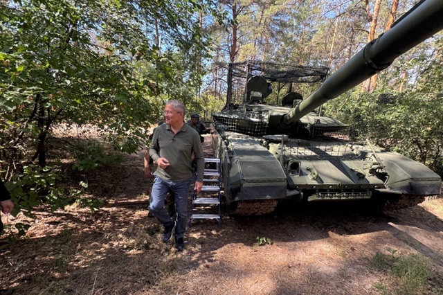 Радий Хабиров приехал в зону СВО проведать военнослужащих из Башкирии