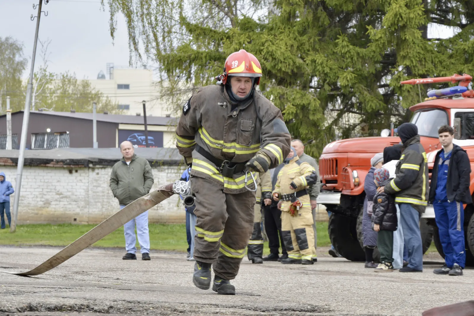 В Стерлитамаке состязались пожарные дружины