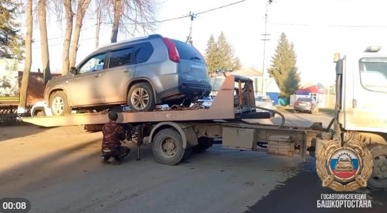 В Башкирии задержали женщину без прав за рулем угнанного автомобиля