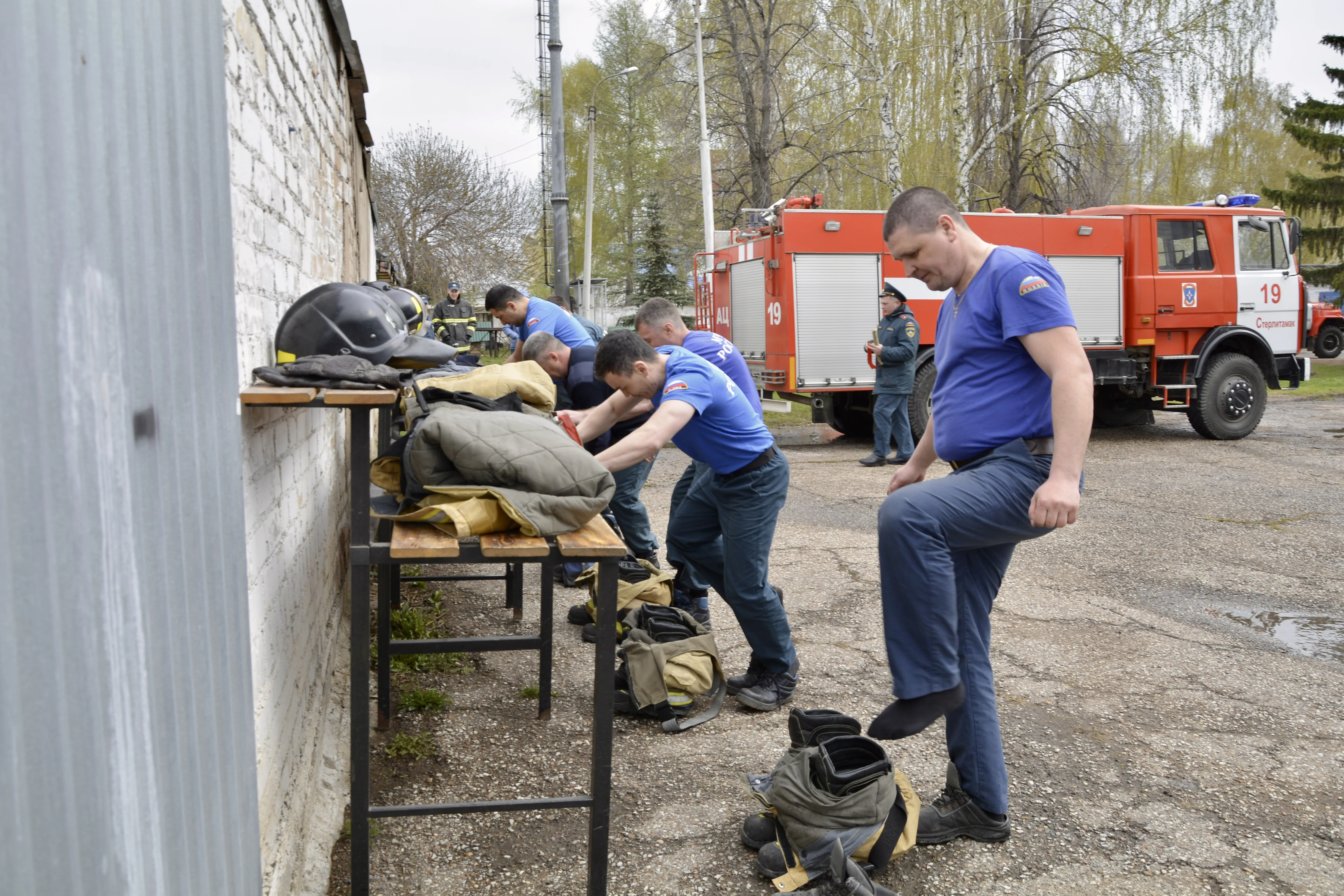 В Стерлитамаке состязались пожарные дружины