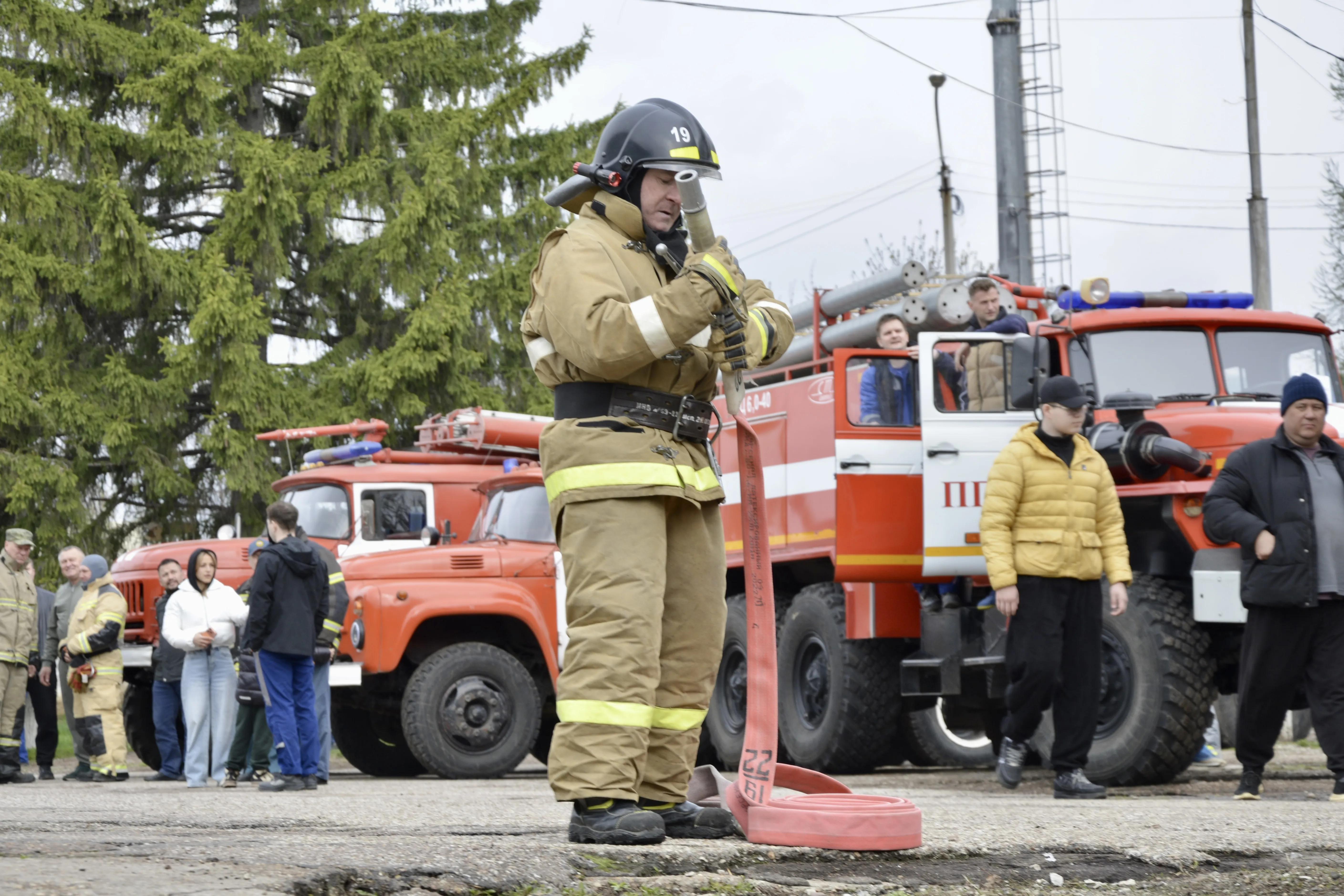 В Стерлитамаке состязались пожарные дружины