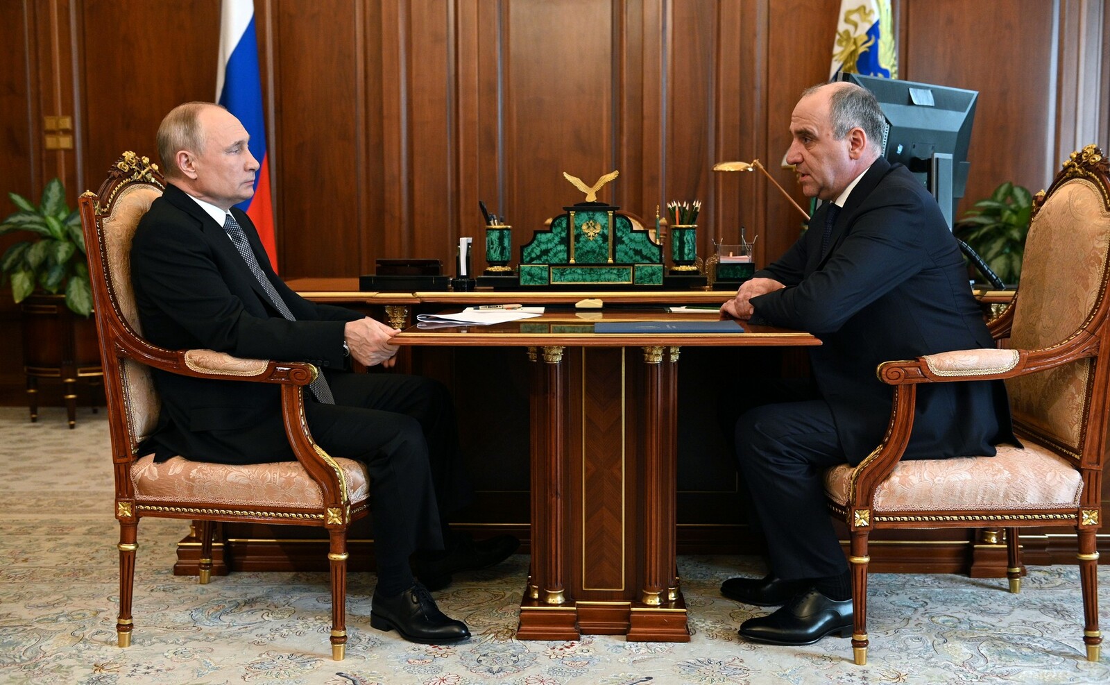 Встреча с главой Карачаево-Черкесии Рашидом Темрезовым