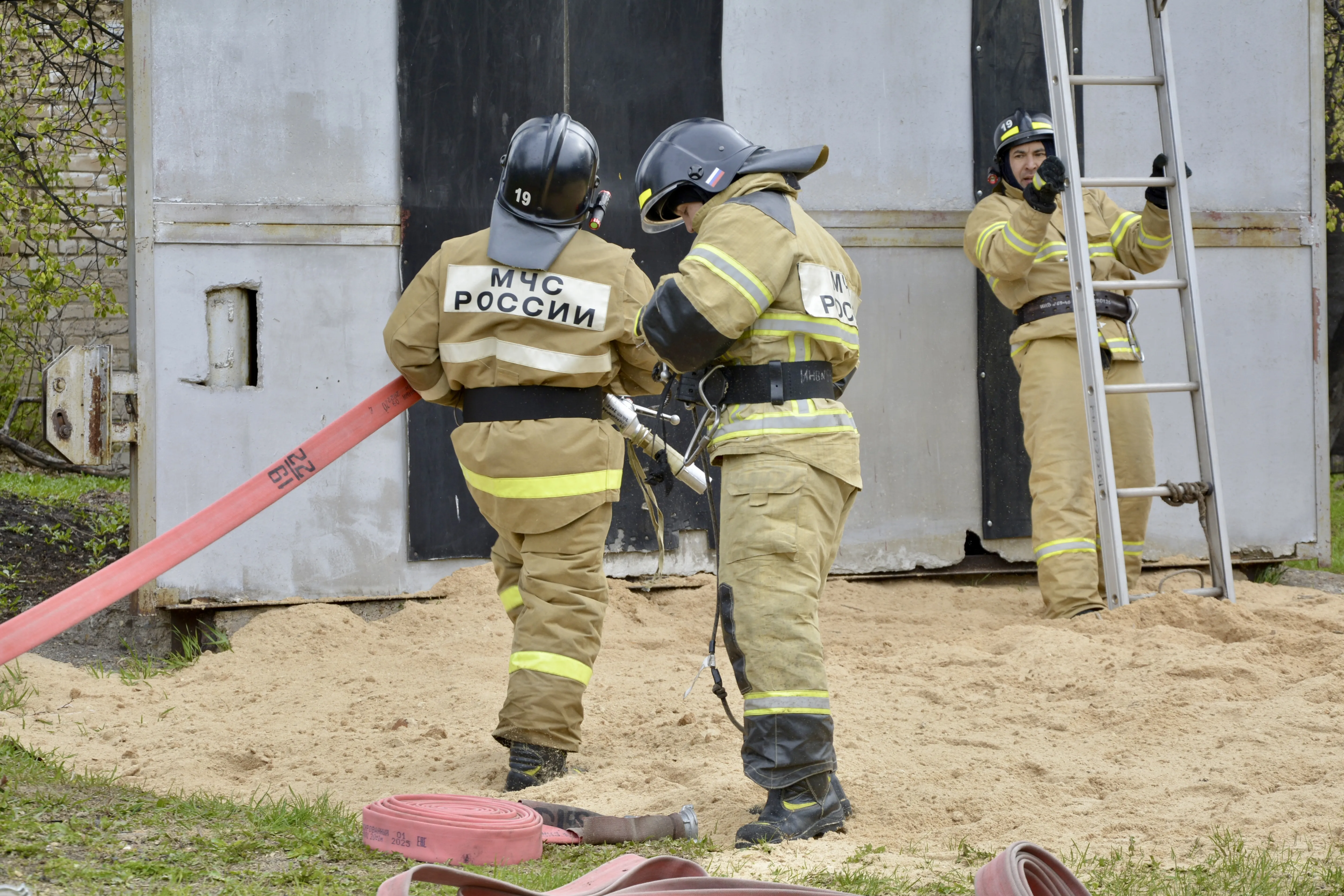 В Стерлитамаке состязались пожарные дружины