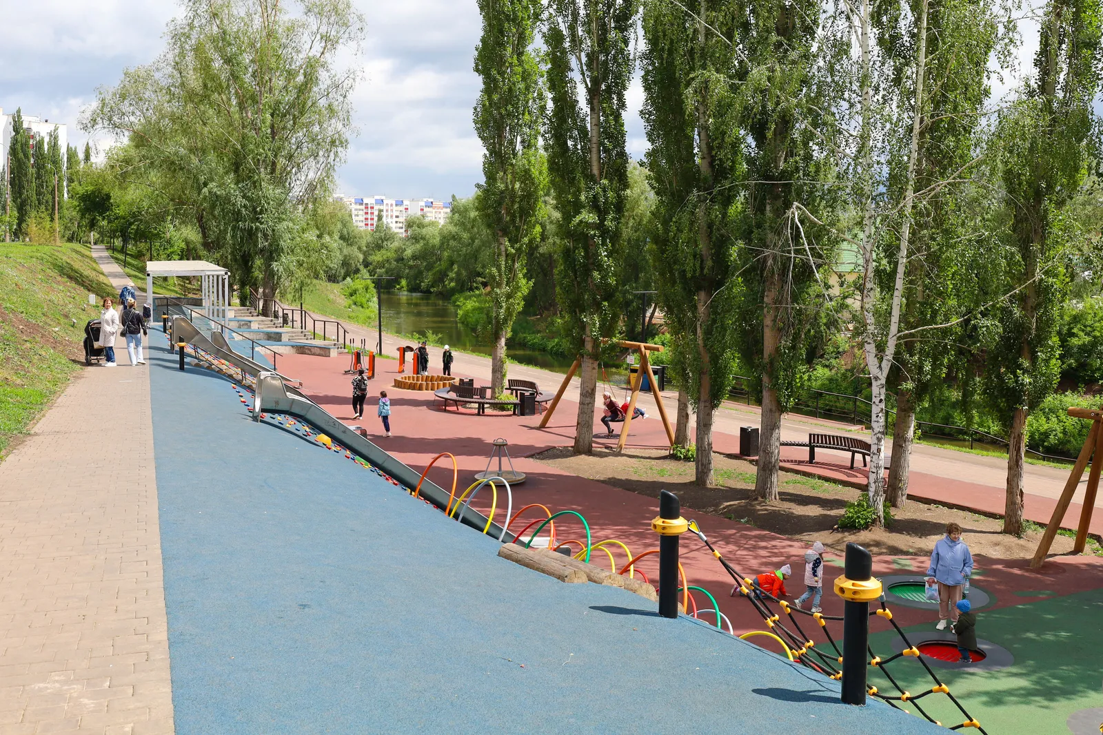 В Стерлитамаке благоустроили набережную реки Стерли