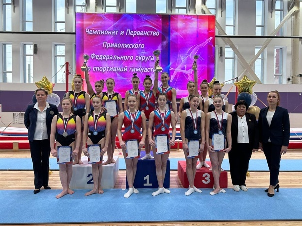 Сборная команда Республики Башкортостан в чемпионате ПФО по спортивной гимнастике стала серебряным призёром