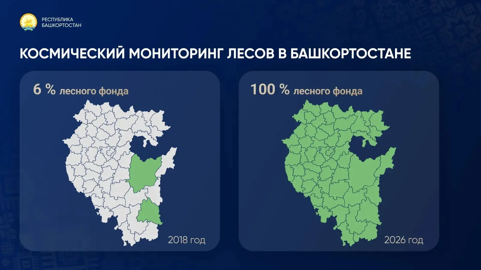 Леса Башкирии находятся под космическим мониторингом