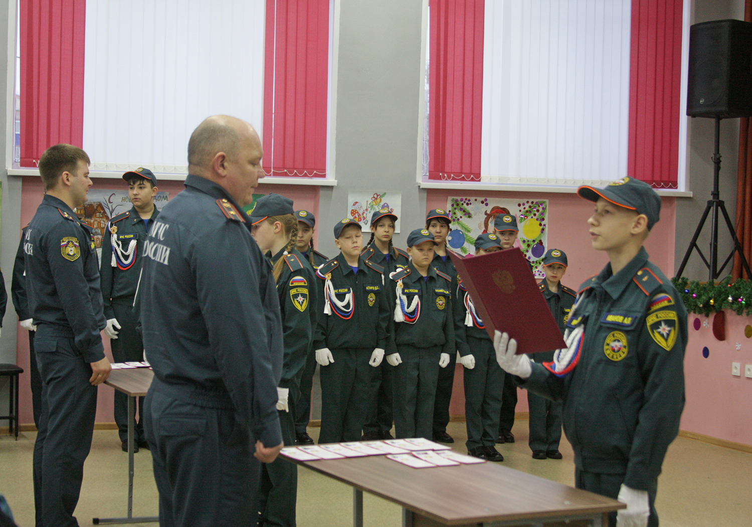 В Стерлитамаке  прошла  торжественная церемония посвящения в кадеты МЧС