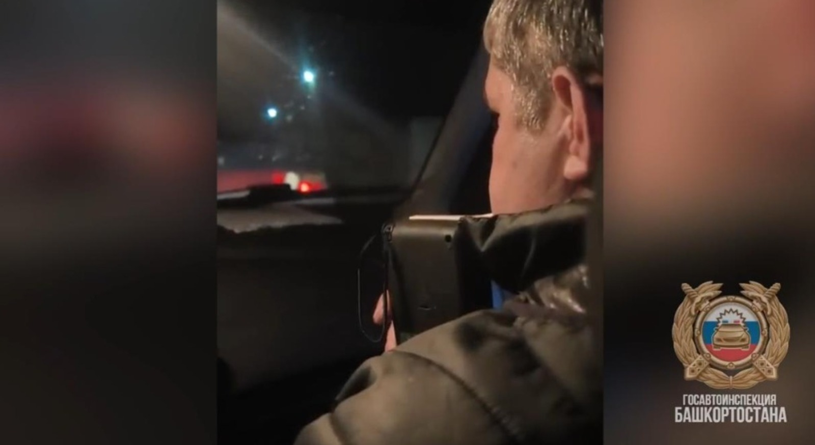 В Башкирии задержали пьяного водителя с двумя детьми в салоне машины