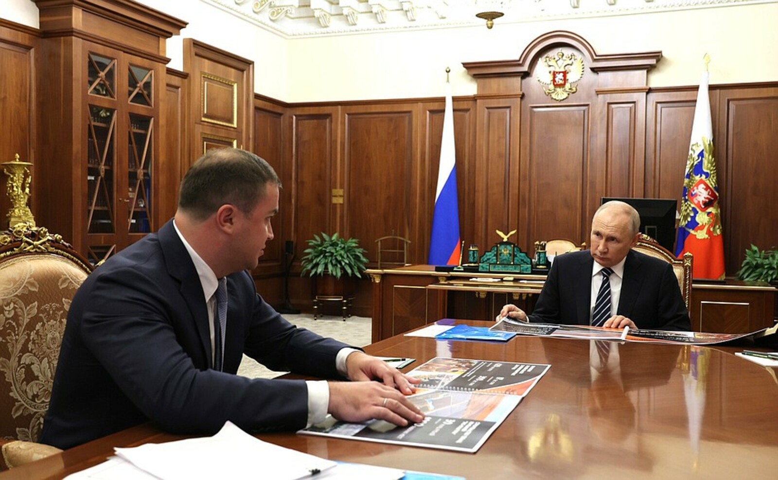 Встреча с врио губернатора Омской области Виталием Хоценко