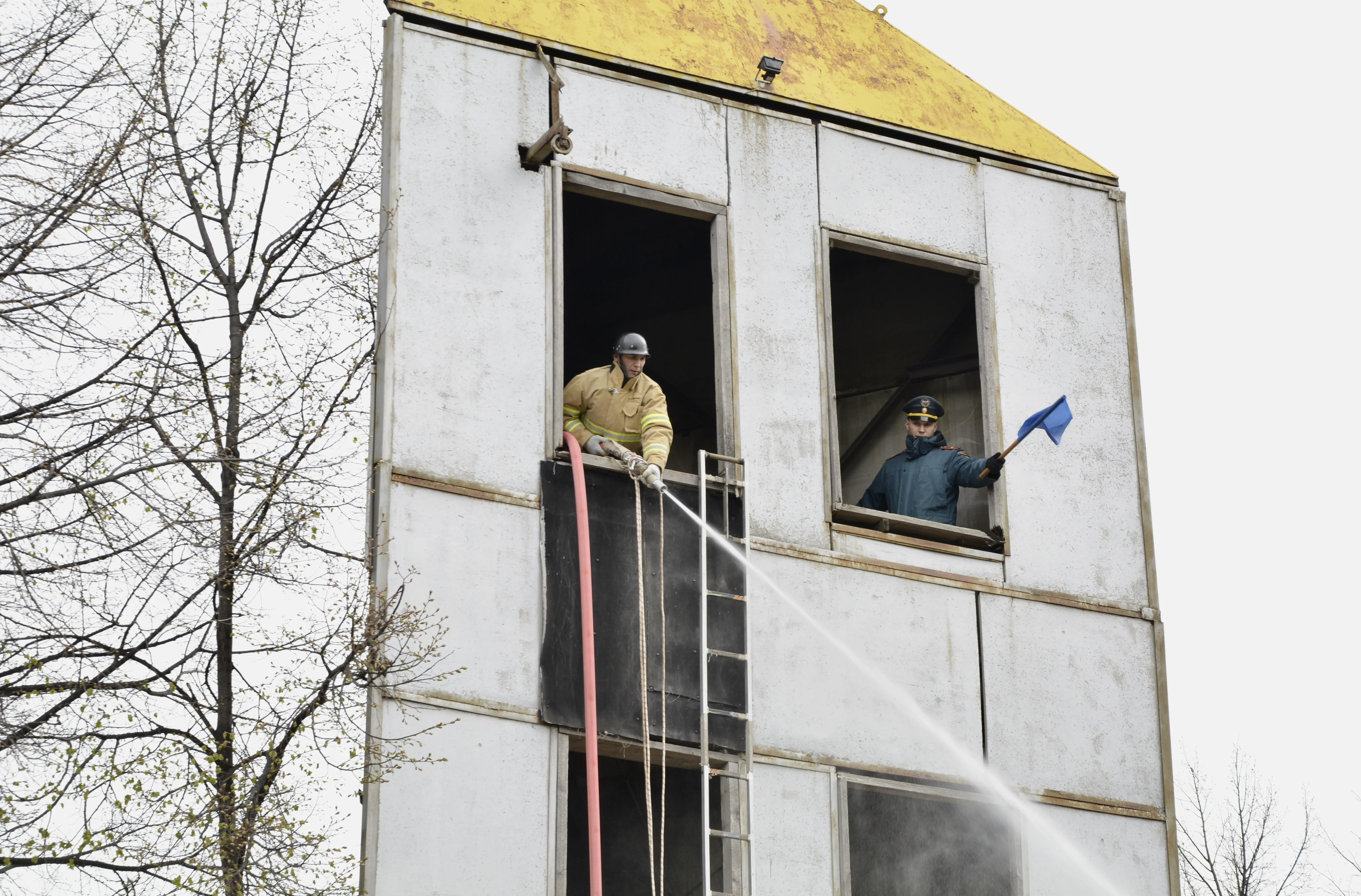 В Стерлитамаке состязались пожарные дружины