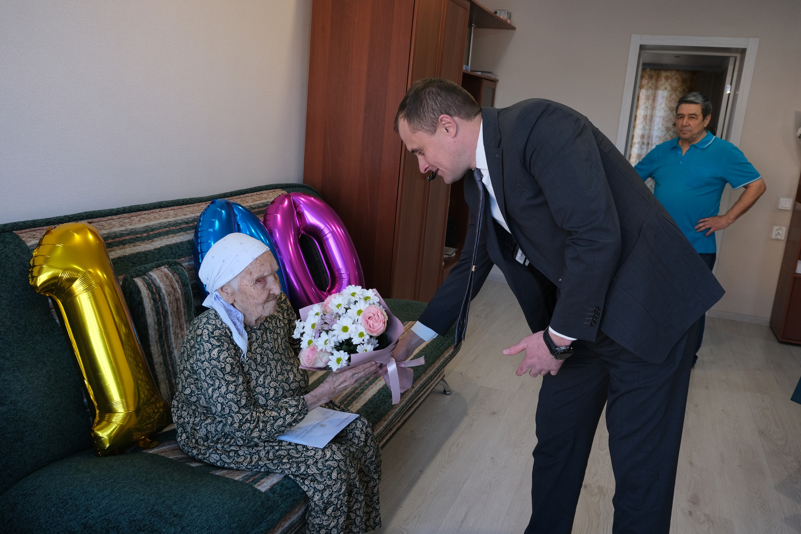 Жительница Стерлитамака Фазгия Зиятдиновна Калимуллина отметила 100-летие