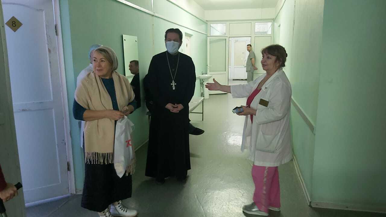 Посетили ожоговое отделение клинической больницы № 1 г. Стерлитамака