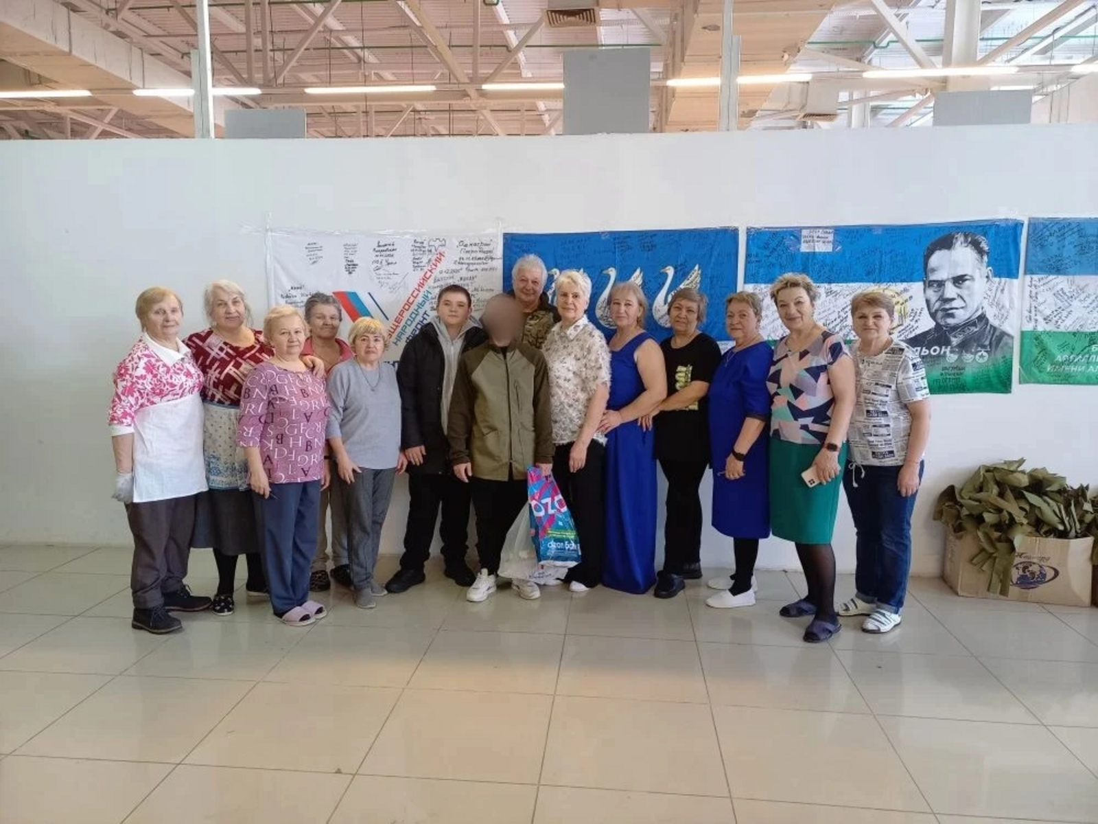 Бойца с позывным «Малой» тепло приняли волонтёры