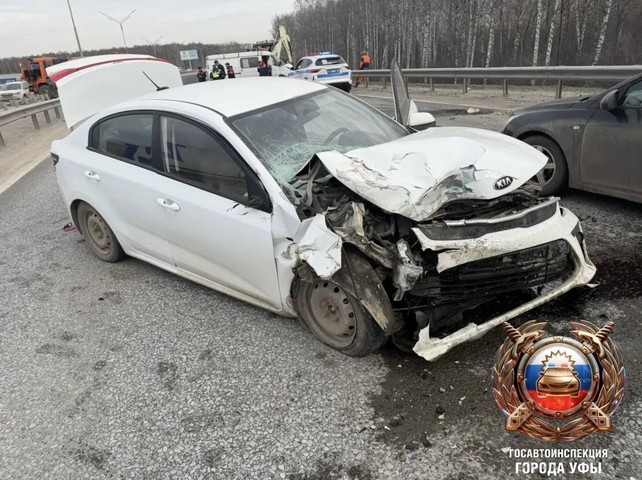 В Башкирии произошло ДТП с участием пяти транспортных средств