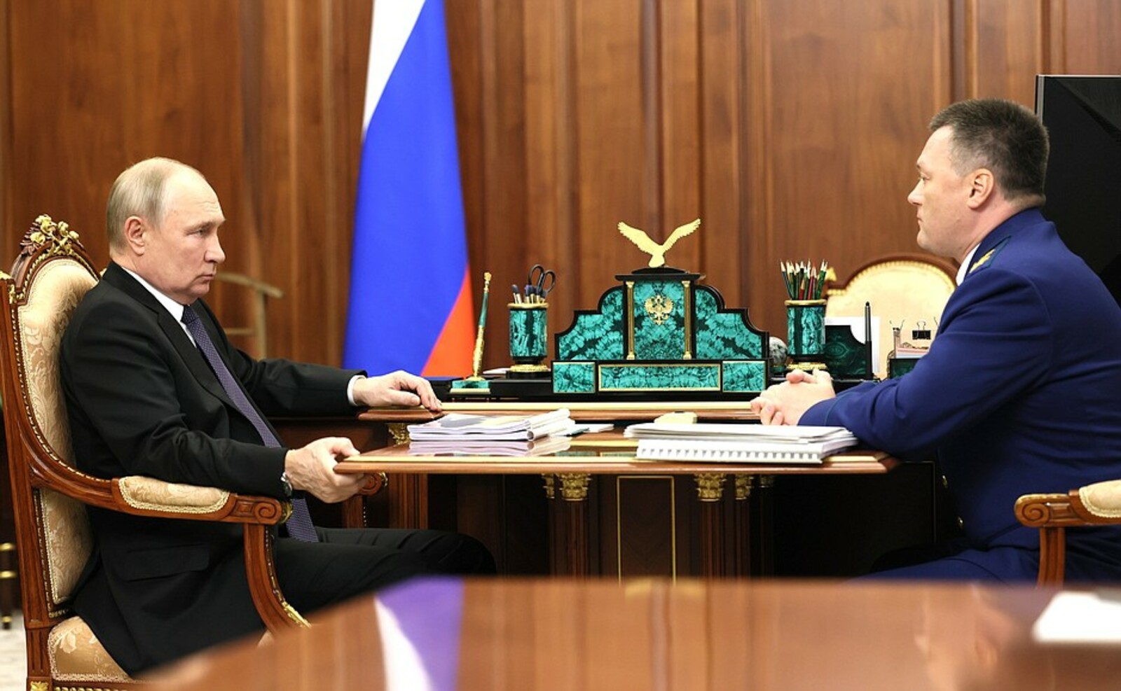 Президент РФ Владимир Путин провёл  рабочую встречу с Генеральным прокурором Российской Федерации