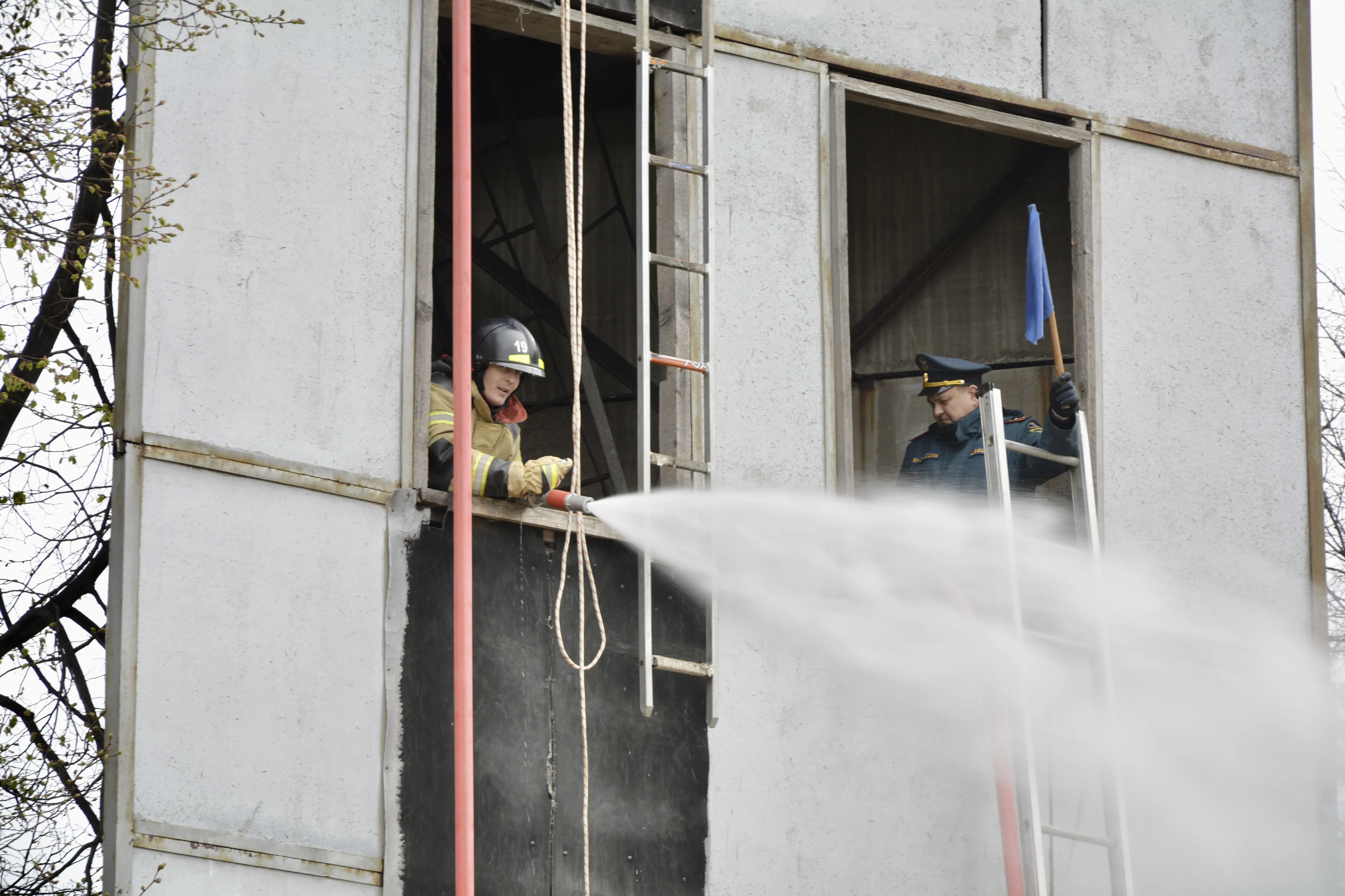В Стерлитамаке состязались пожарные дружины
