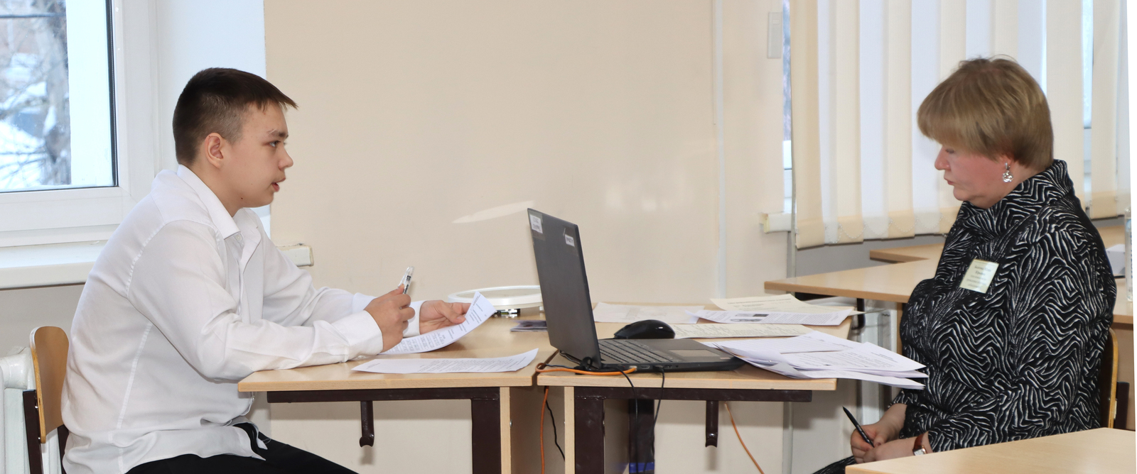 Первое испытание для учеников девятых классов