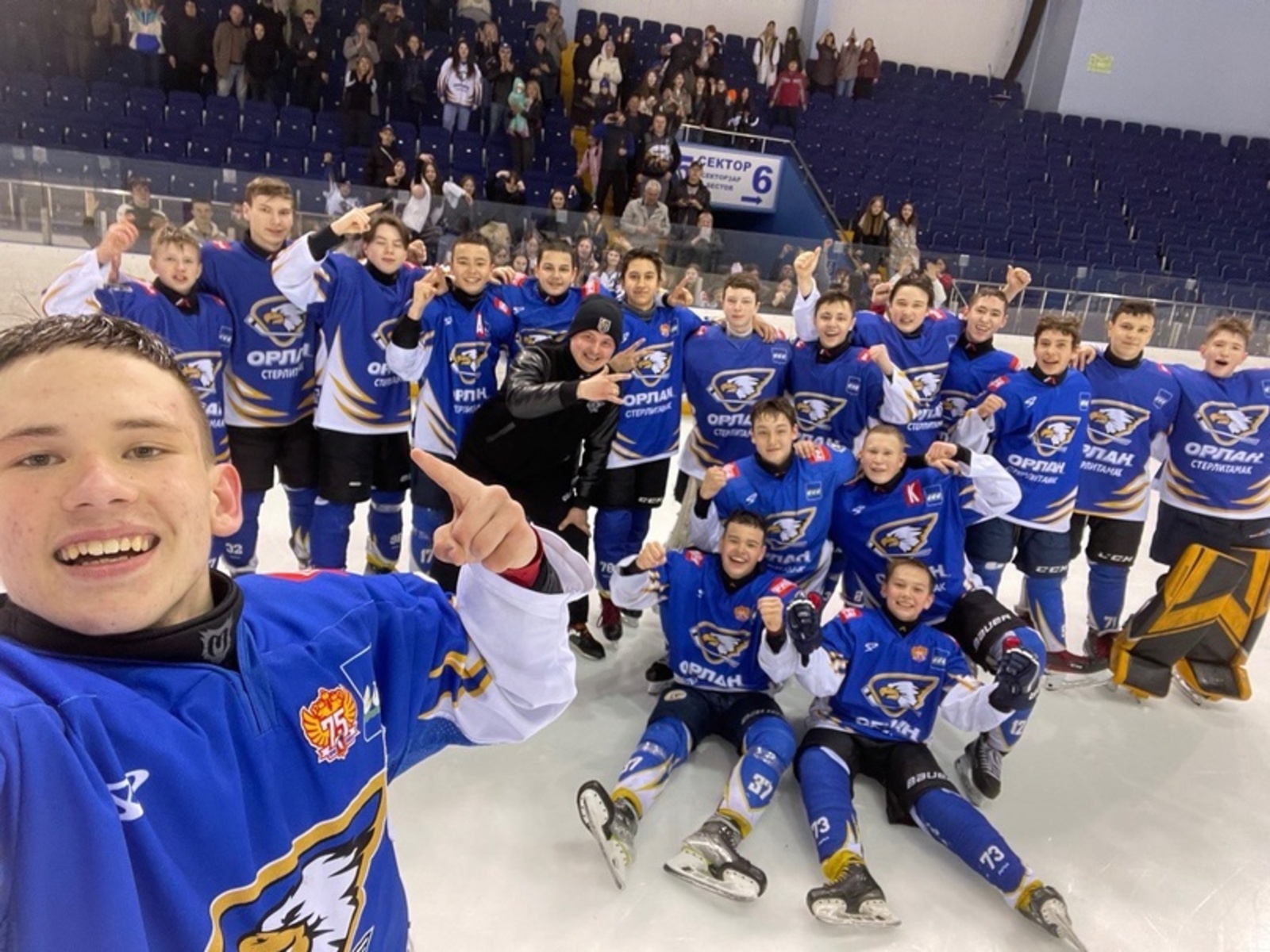 Стерлитамакская хоккейная команда «Орлан» стала победителем в решающем матче