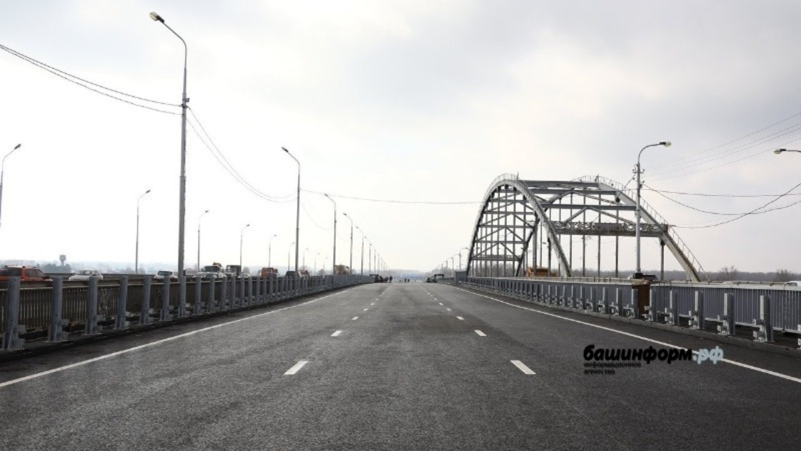 В Башкирии запущено движение по новому мосту через реку Белую