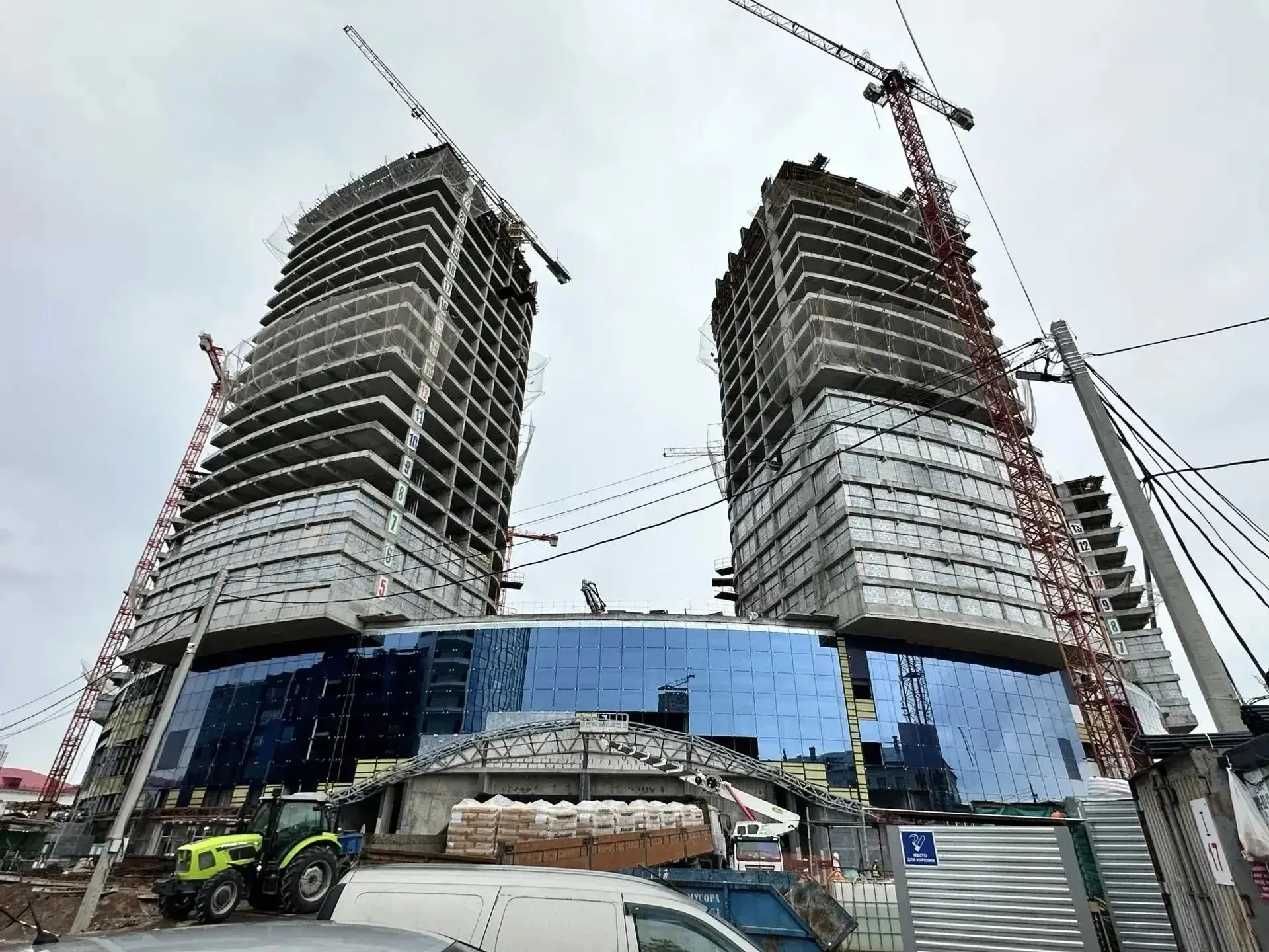 Продолжается строительство Межвузовского студенческого кампуса Евразийского НОЦ