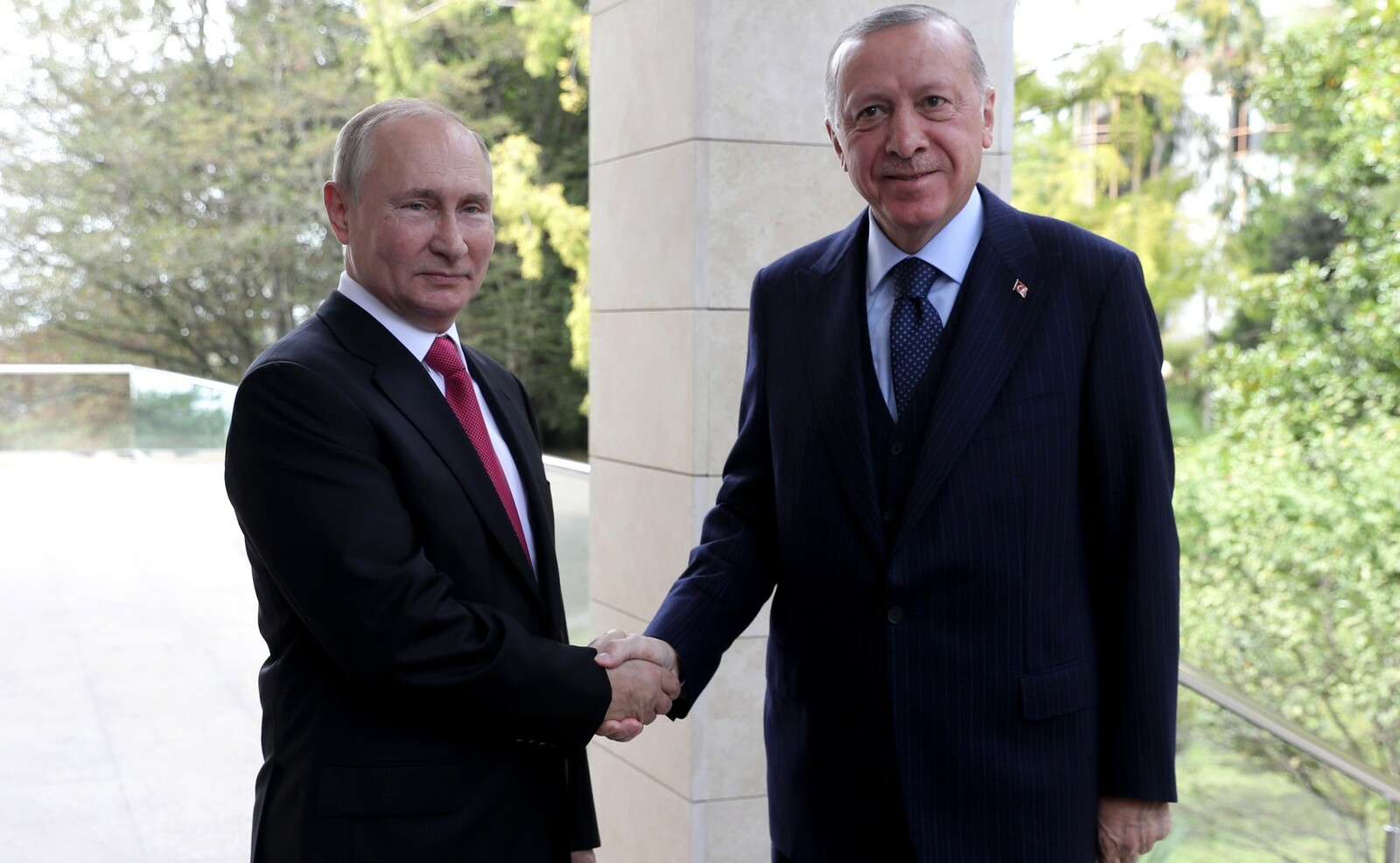 Встреча Президента РФ Владимира Путина  с Президентом Турции Реджепом Тайипом Эрдоганом