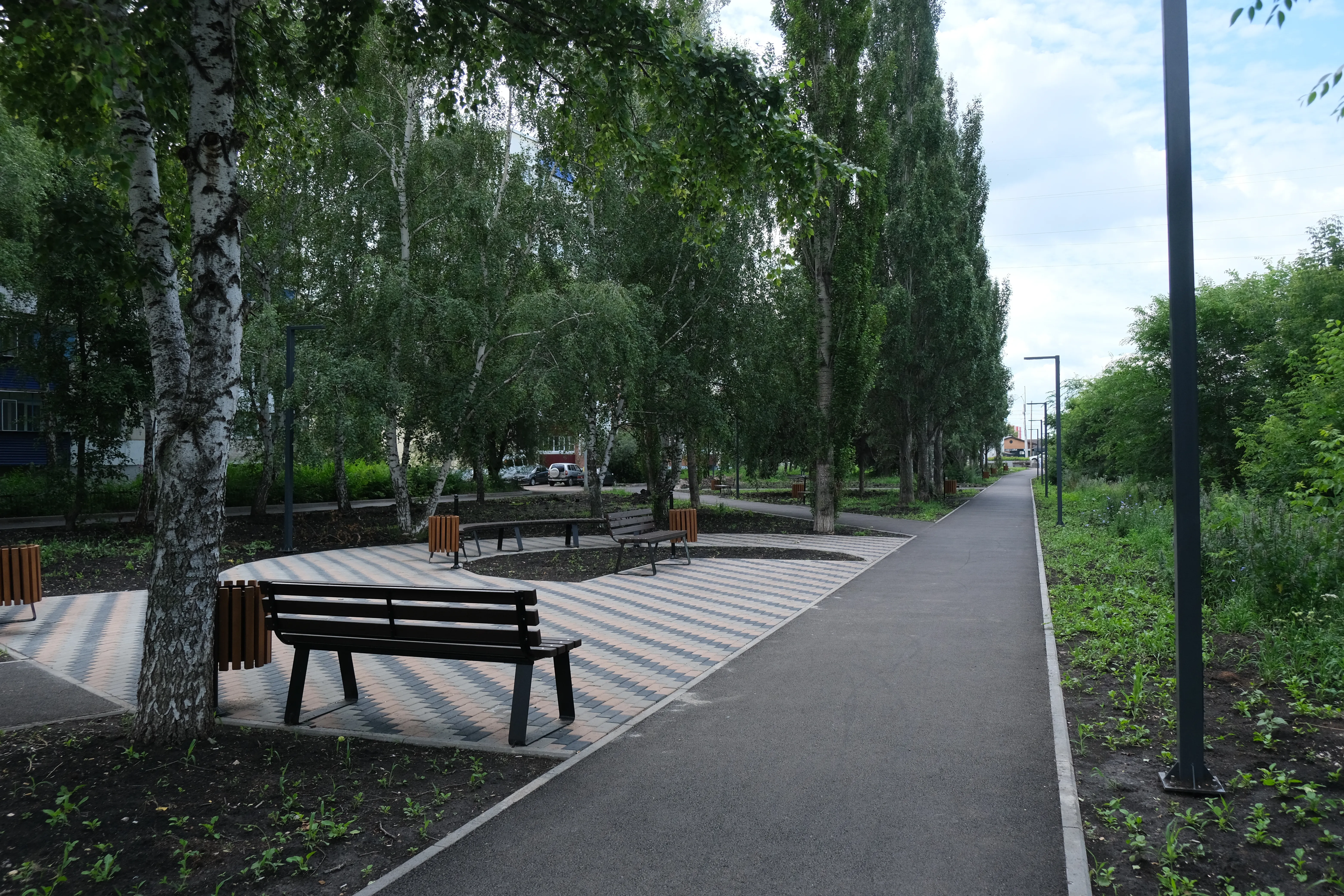 В Стерлитамаке благоустроили набережную реки Стерли