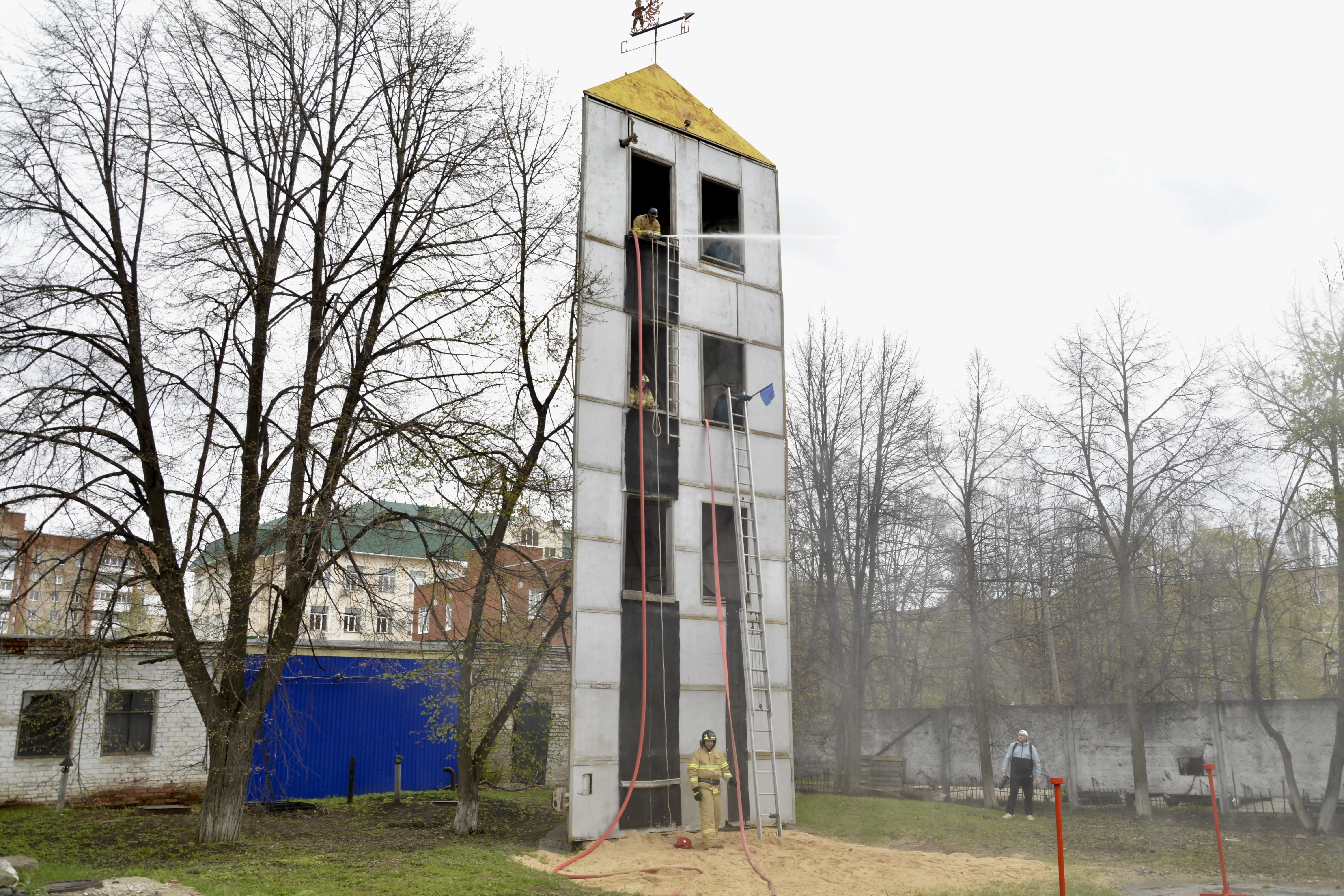 В Стерлитамаке состязались пожарные дружины