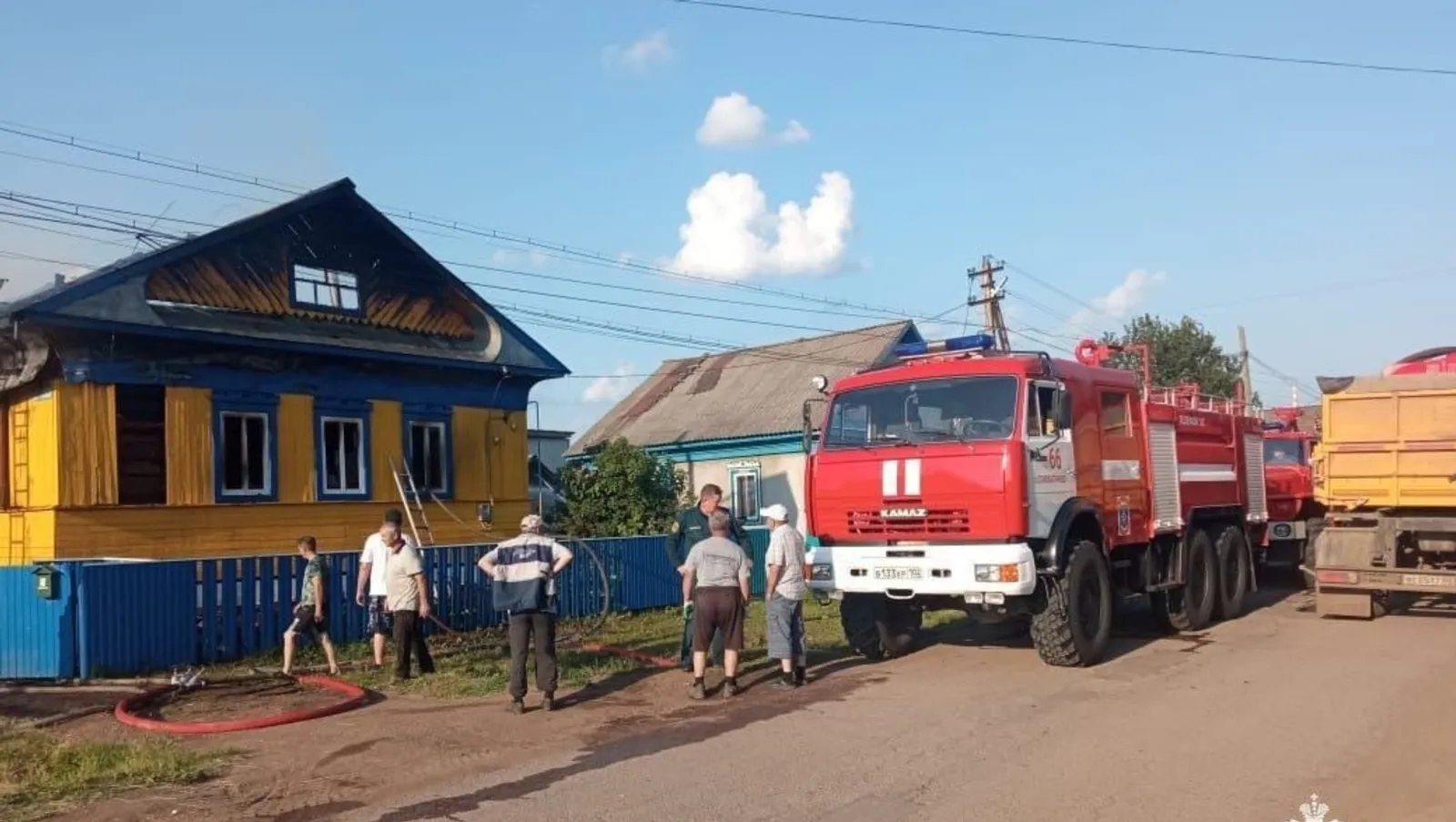 В Башкирии трое детей 3, 9 и 15 лет погибли в  пожаре