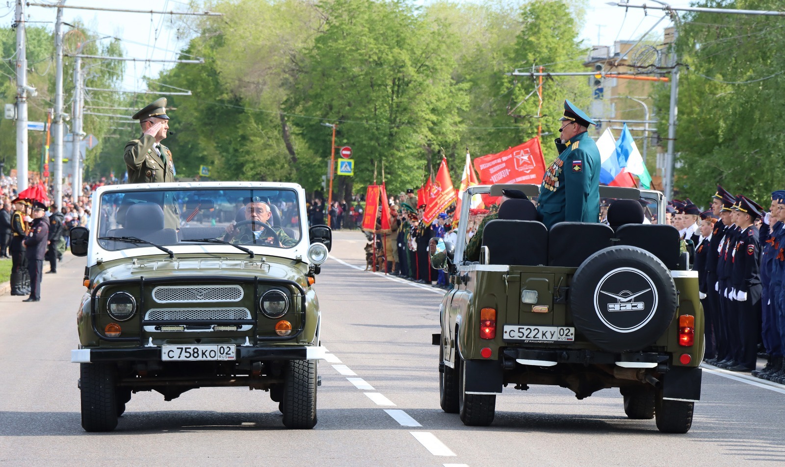 В Стерлитамаке прошёл парад Победы