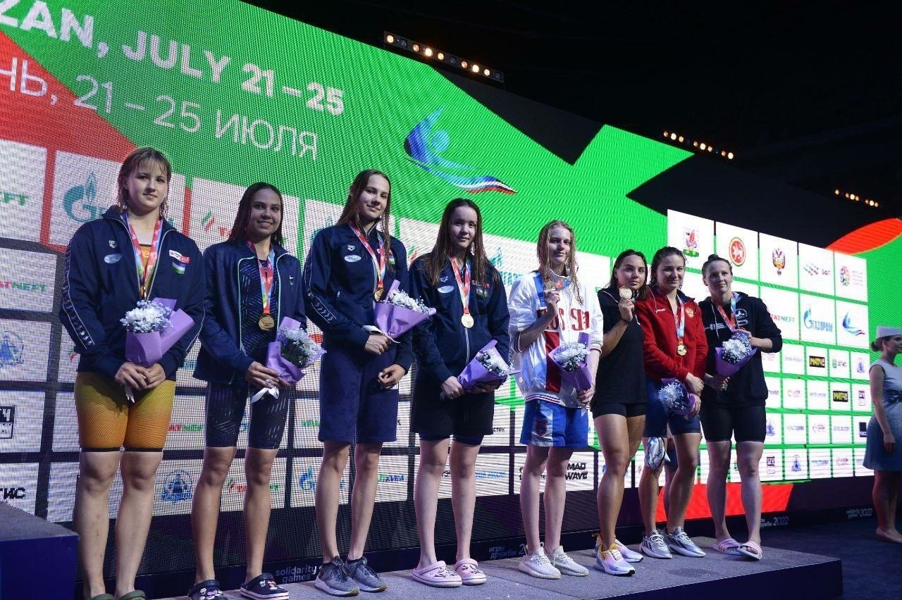 Пловчихи из Башкирии завоевали «бронзу» в эстафете на открытом Кубке России «Игры дружбы»