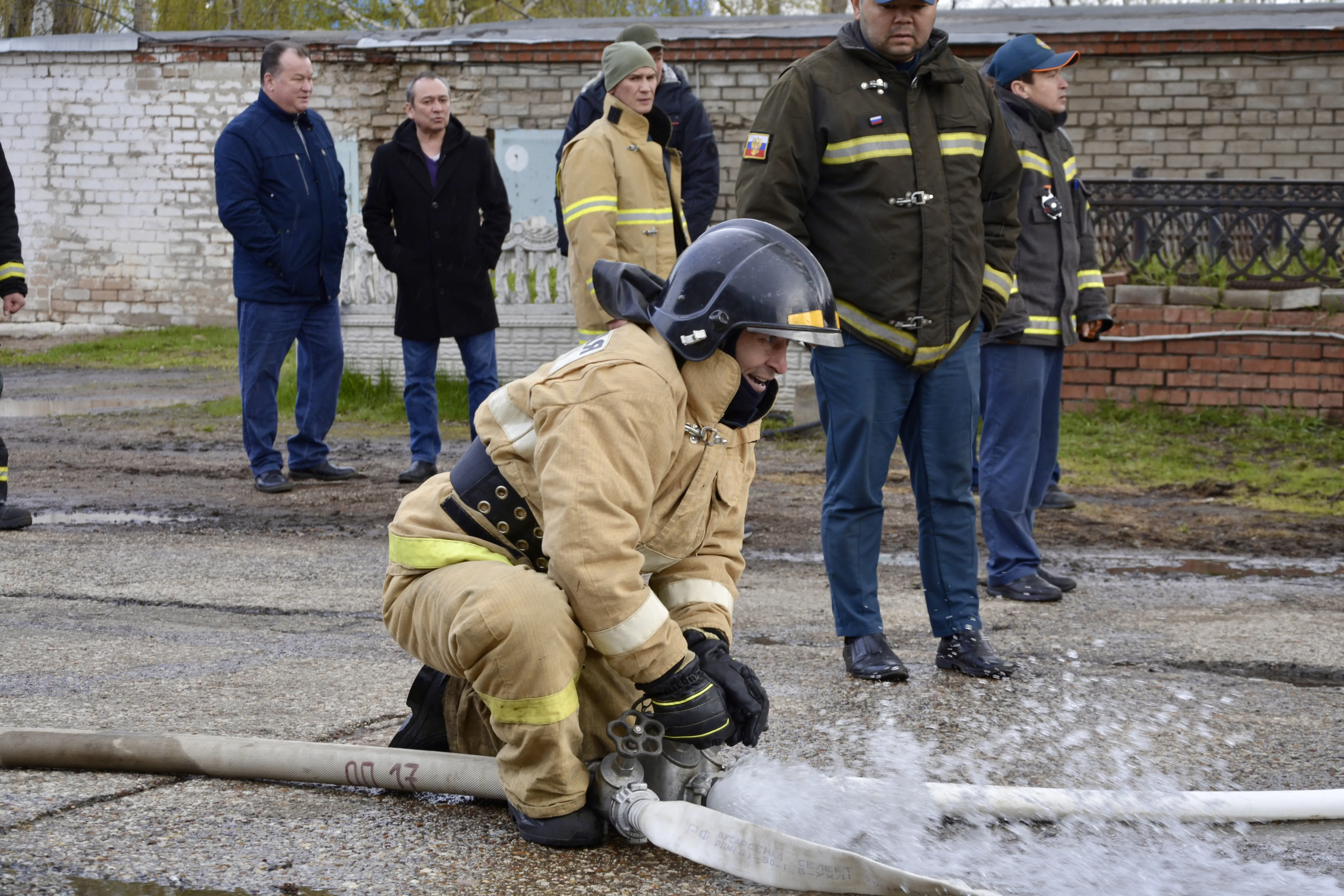В Стерлитамаке состязались пожарные дружины