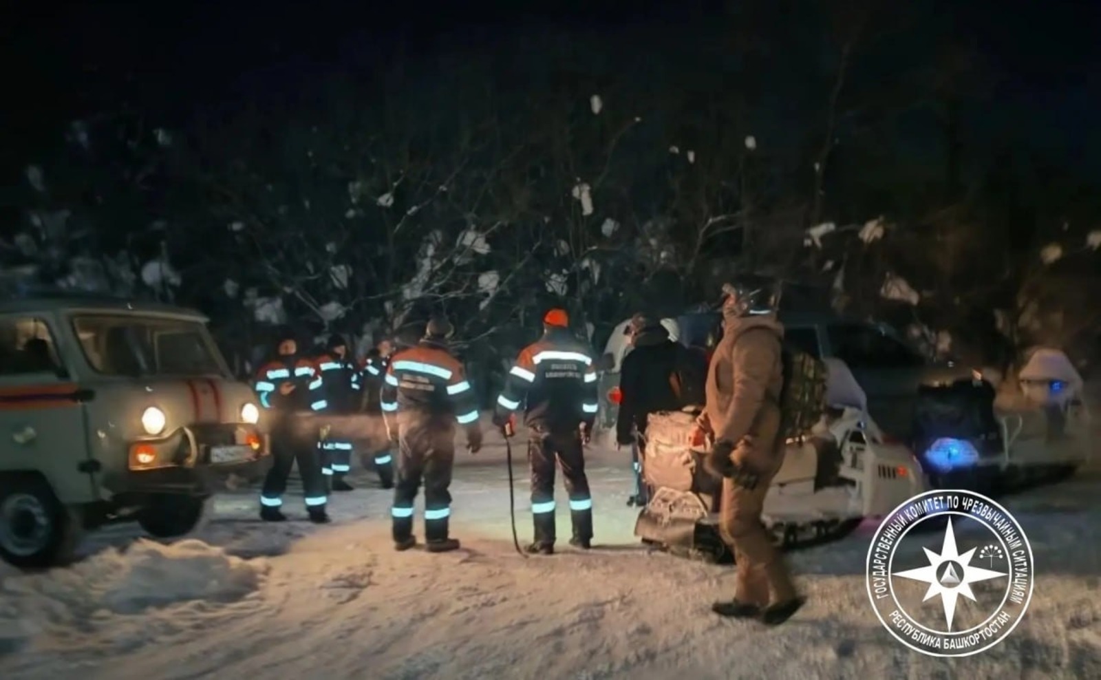 В Башкирии туристы едва не замерзли, потерявшись в лесу