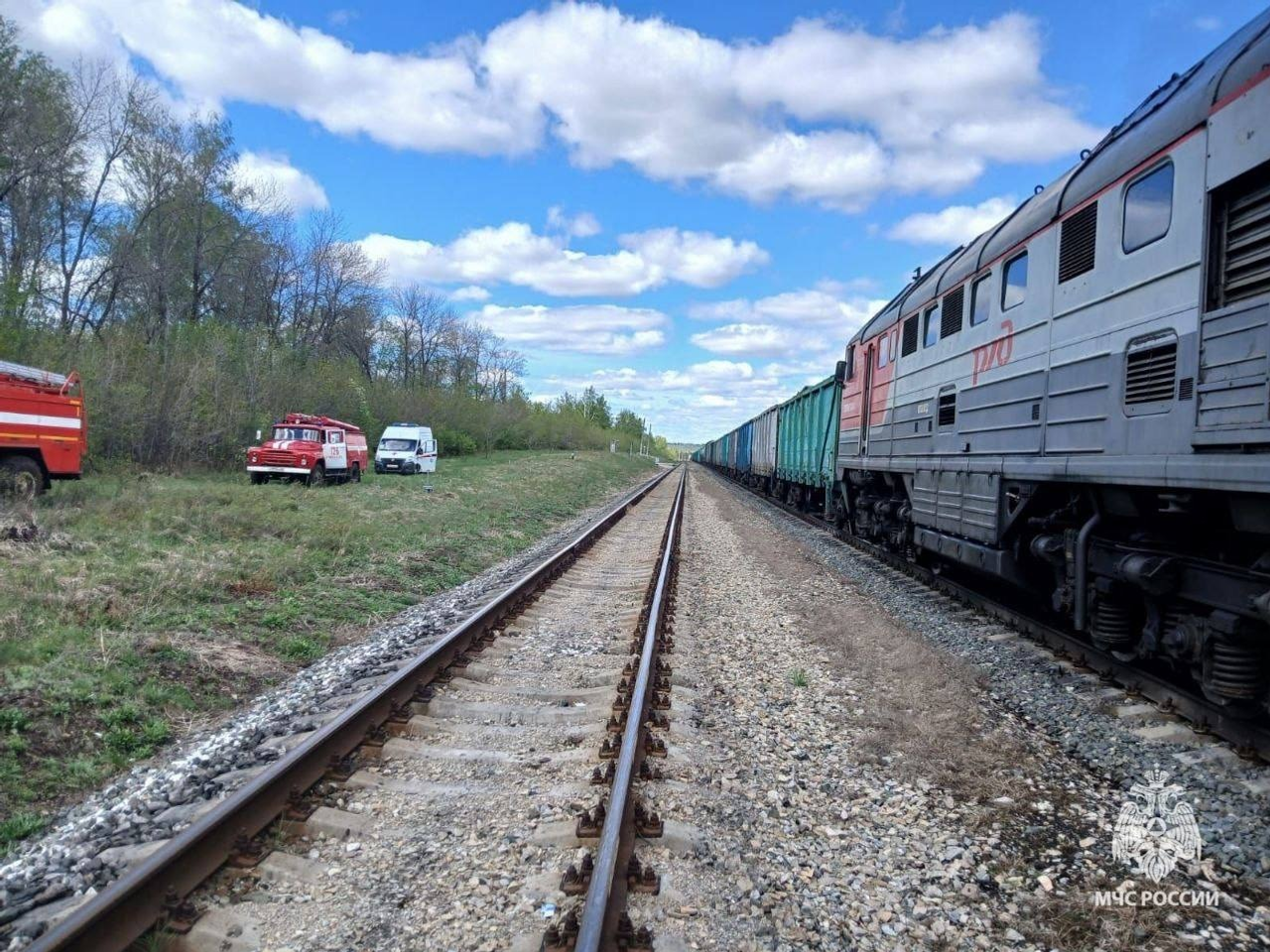 Загорелся тепловоз, который ехал  по маршруту Стерлитамак — Оренбург