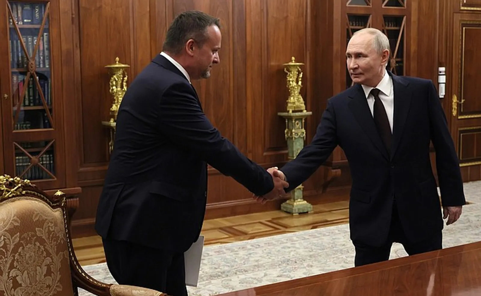 Владимир Путин встретился в Кремле с Андреем Никитиным