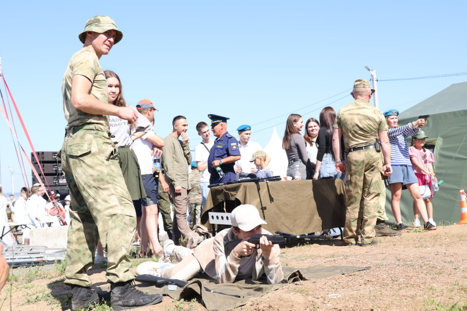 В Башкирию на празднование дня ВДВ приехал сослуживец Максима Серафимова