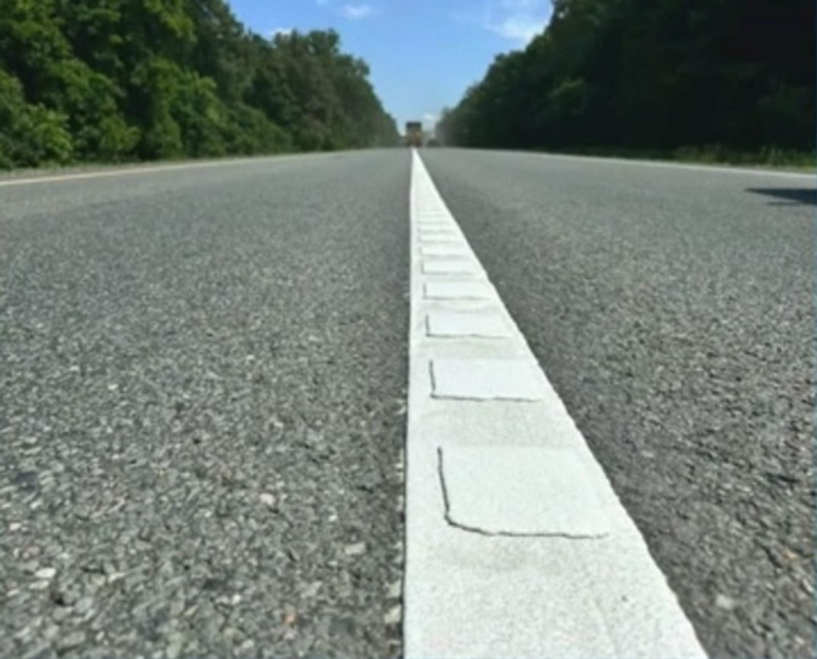 На трассе Уфа – Стерлитамак появились продольные шумовые полосы