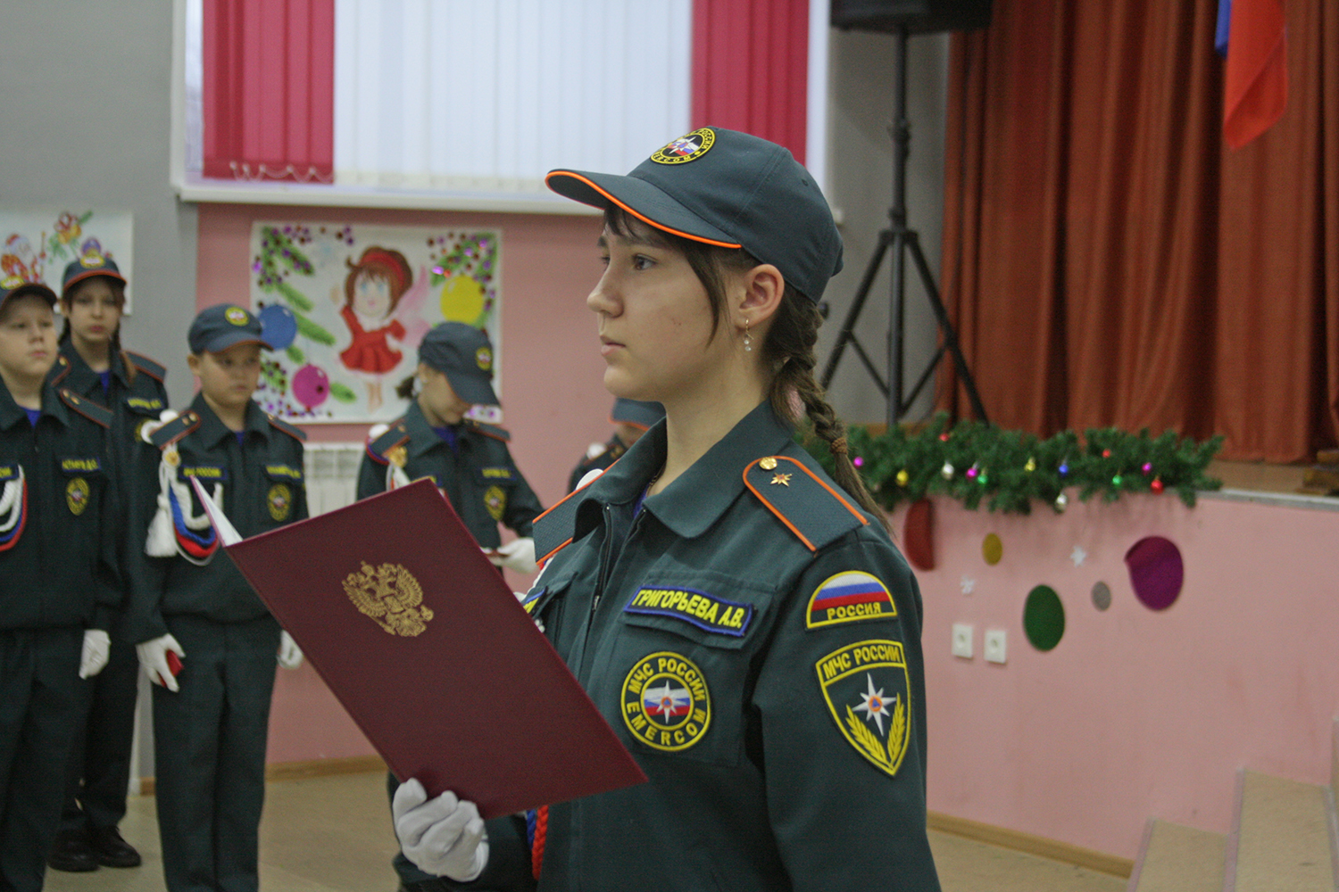 В Стерлитамаке  прошла  торжественная церемония посвящения в кадеты МЧС