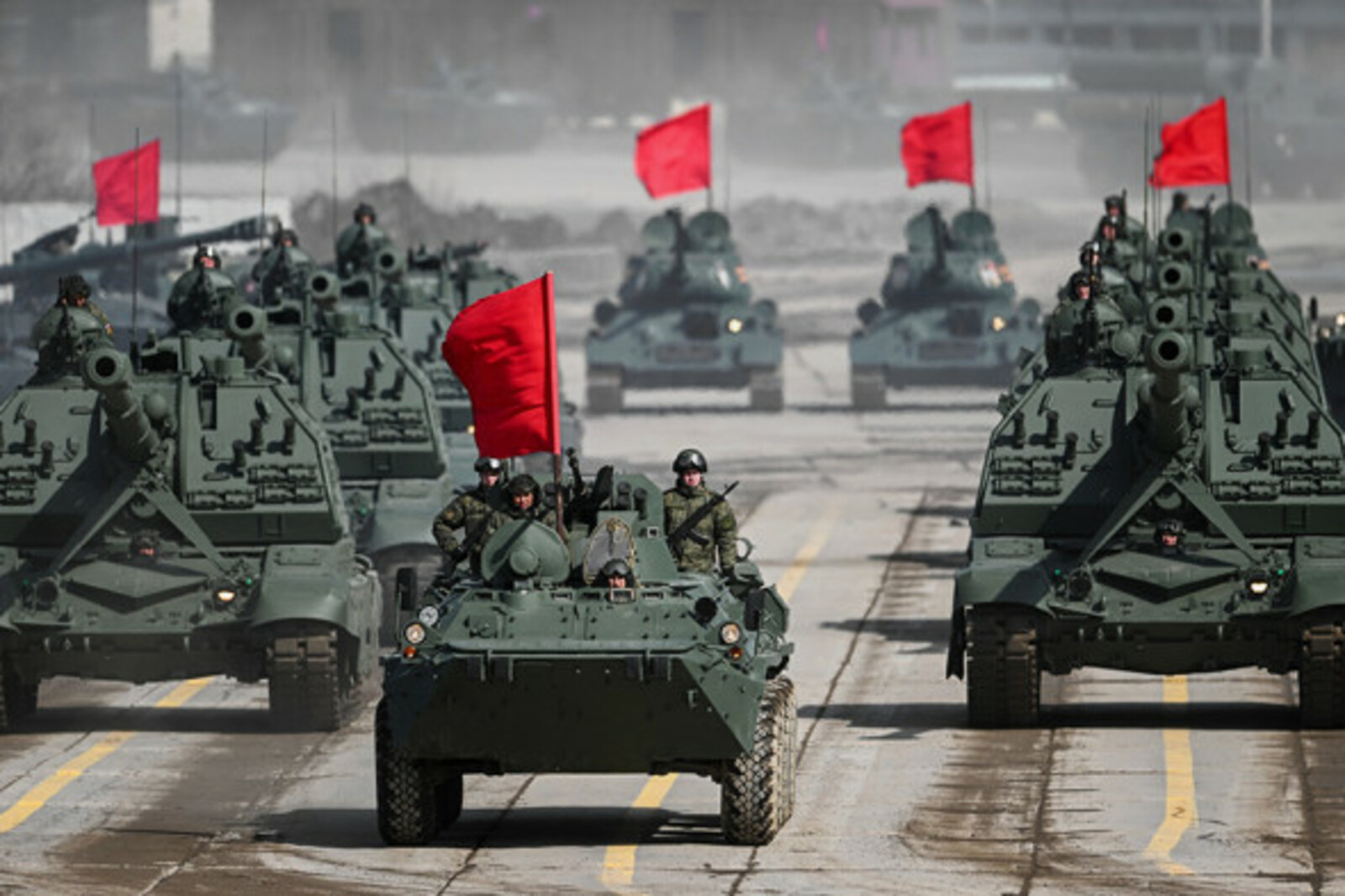 В параде Победы в Москве будут задействованы 11 тысяч военнослужащих