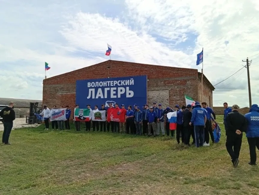 Волонтёр из Стерлитамака  помогает в Дагестане