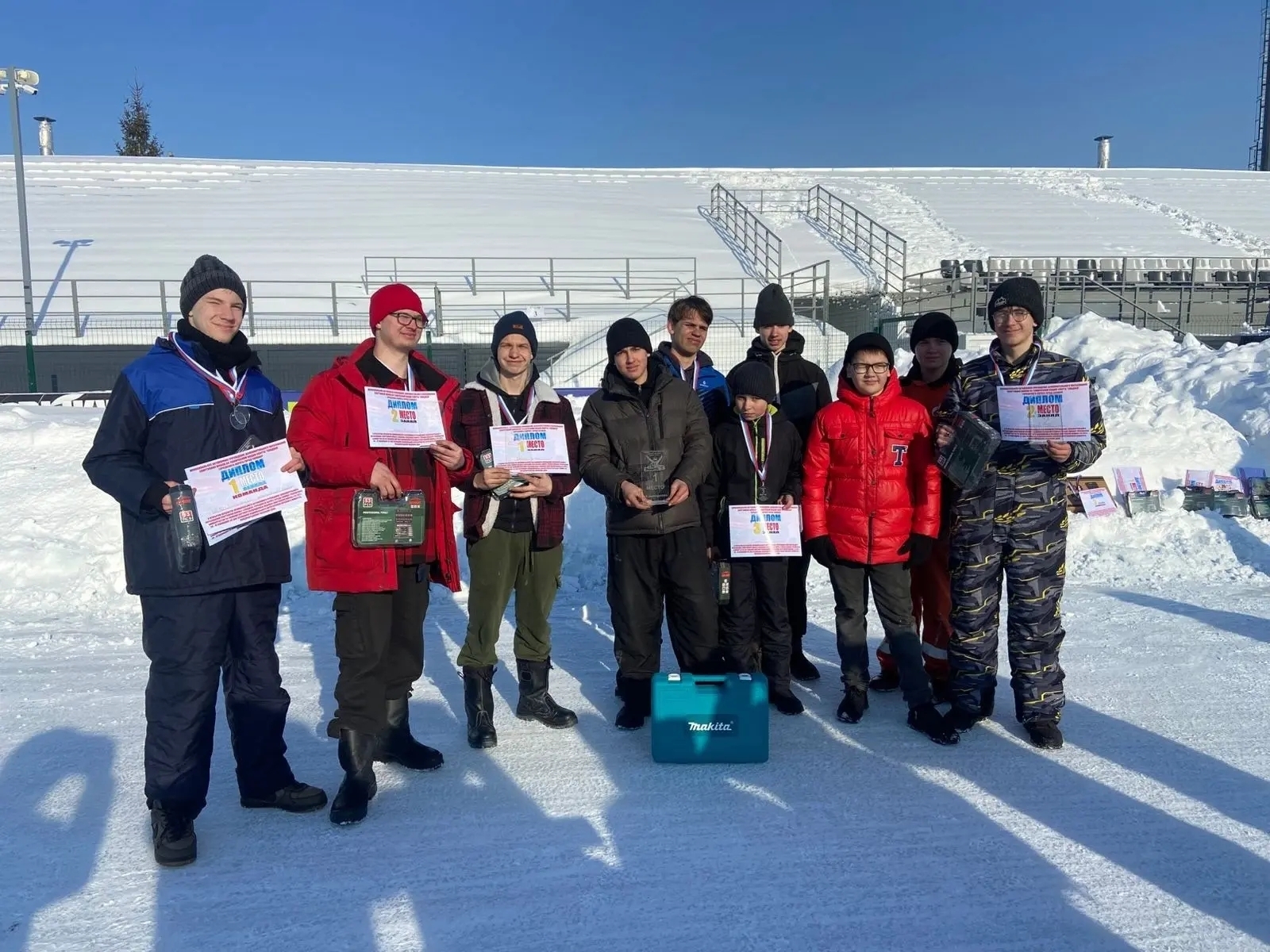 Команда Стерлитамака приняла участие в открытом первенстве по зимнему картингу